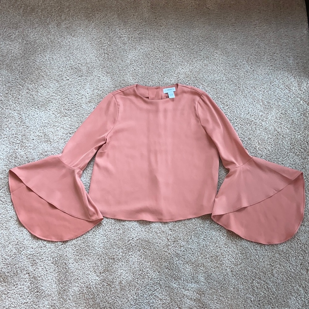 Pink Wide Sleeve Top